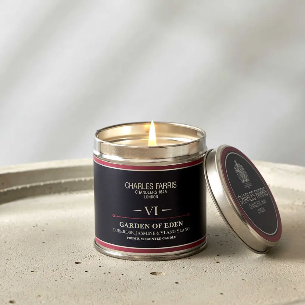 Garden Of Eden Tin Scented Candle