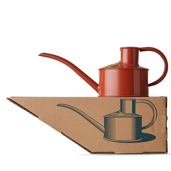 Fazeley Flow Terracotta Orange Watering Can 1 Pint