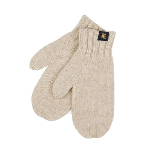 Austen Chunky Wool Mittens Oatmilk