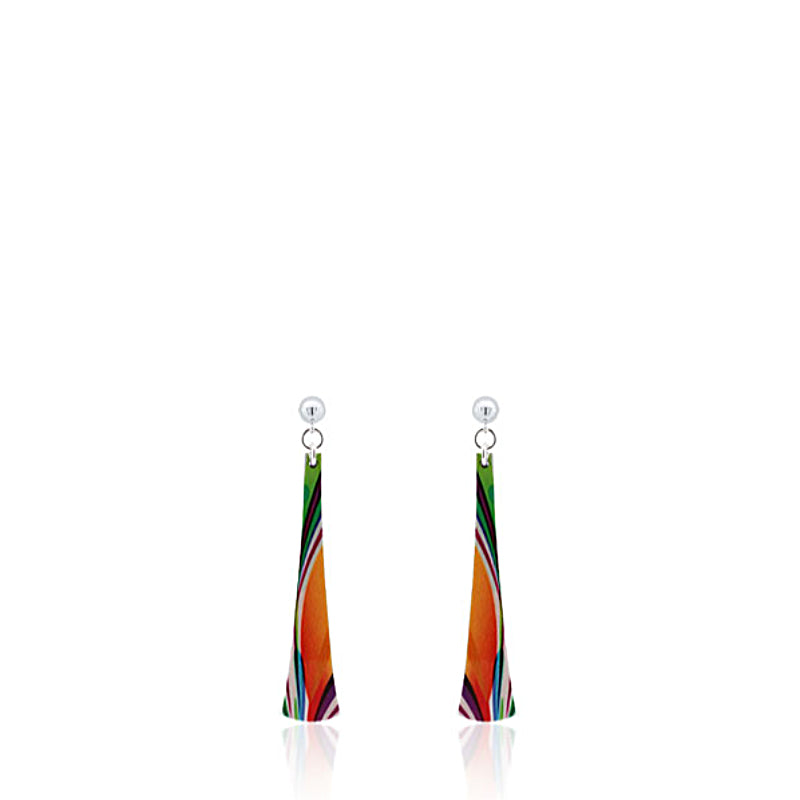 Gardenia Orange Drop Earrings