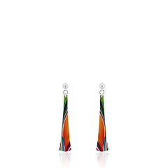 Gardenia Orange Drop Earrings