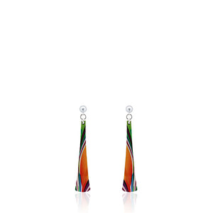 Gardenia Orange Drop Earrings