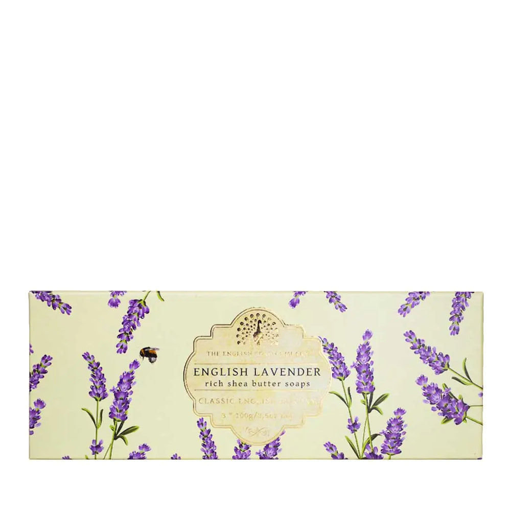 English Lavender Triple Soap Gift Box