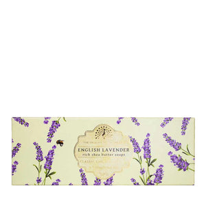 English Lavender Triple Soap Gift Box