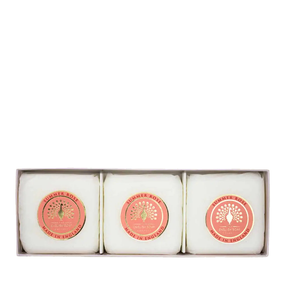 Summer Rose Triple Soap Gift Box