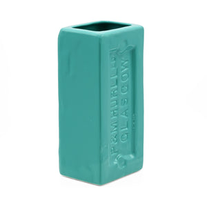 Glasgow Brick Vase Turquoise