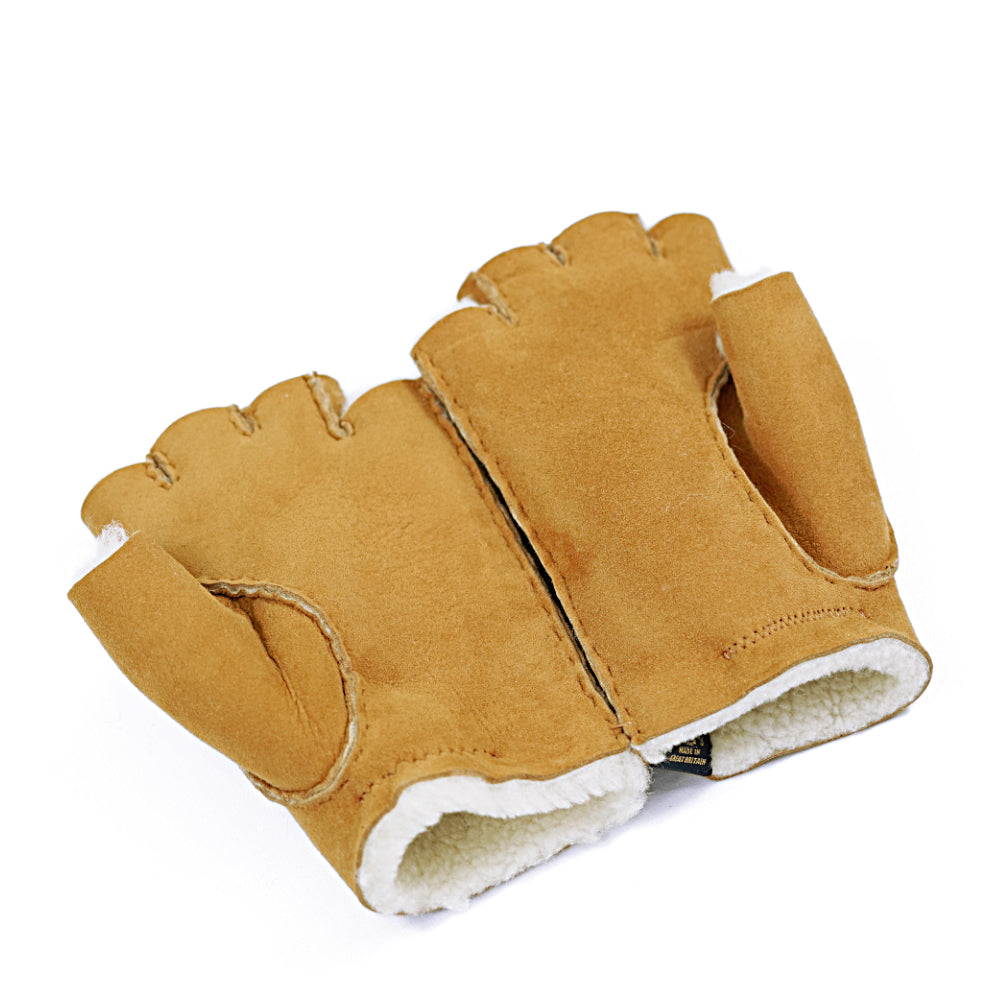 Glyder Sheepskin Fingerless Gloves