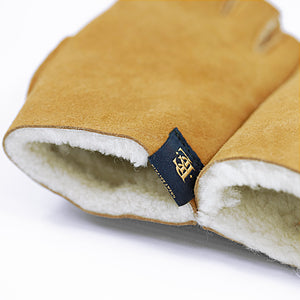 Glyder Sheepskin Fingerless Gloves