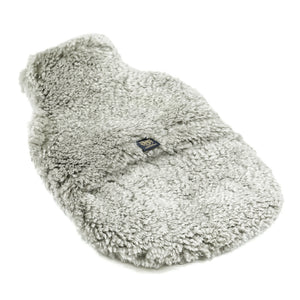 Sheepskin Hot Water Bottle Grey 2L