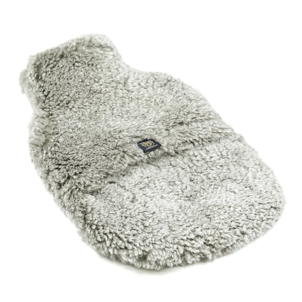 Sheepskin Hot Water Bottle Grey 2L