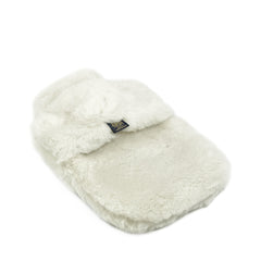 Sheepskin Hot Water Bottle Ivory 0.8L