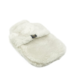 Sheepskin Hot Water Bottle Ivory 0.8L