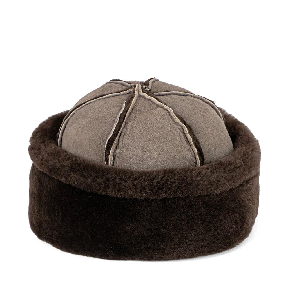 Ingleborough Dome Sheepskin Hat Brown