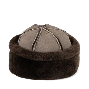 Ingleborough Dome Sheepskin Hat Brown