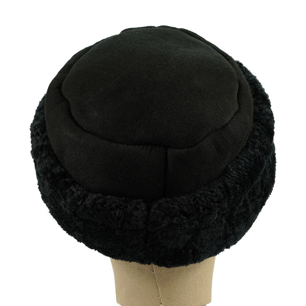 Tudor Sheepskin Hat Black