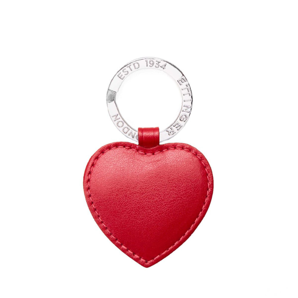Sterling Heart Key Fob