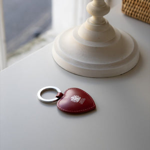 Sterling Heart Key Fob