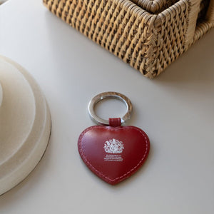 Sterling Heart Key Fob