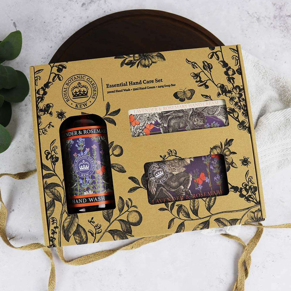 Lavender & Rosemary Essential Hand Care Gift Box