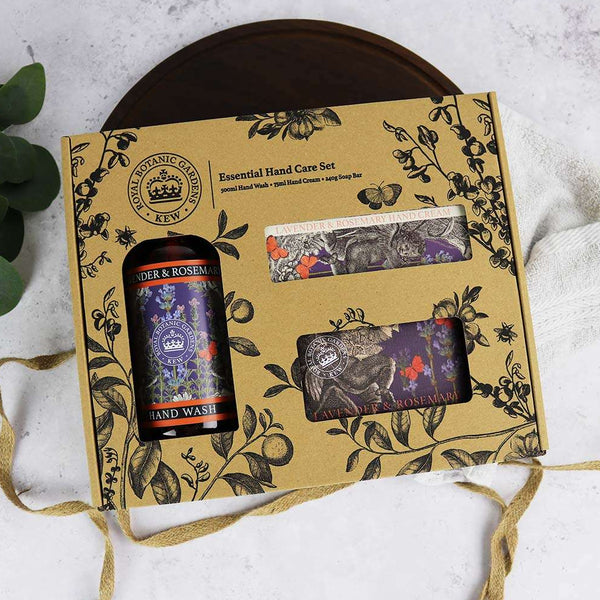 Lavender & Rosemary Essential Hand Care Gift Box