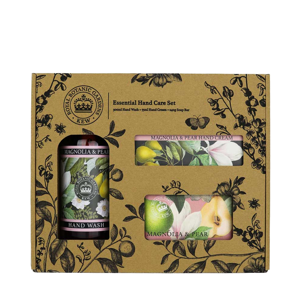 Magnolia and Pear Essential Hand Care Gift Box