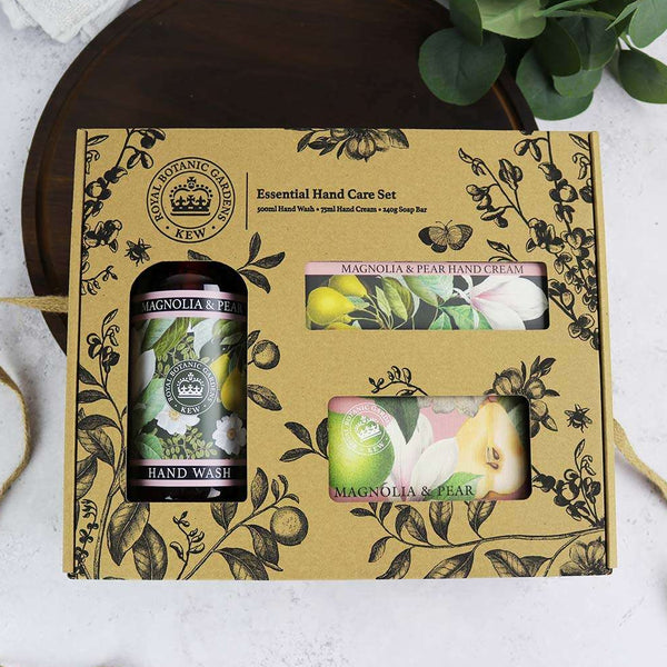 Magnolia and Pear Essential Hand Care Gift Box