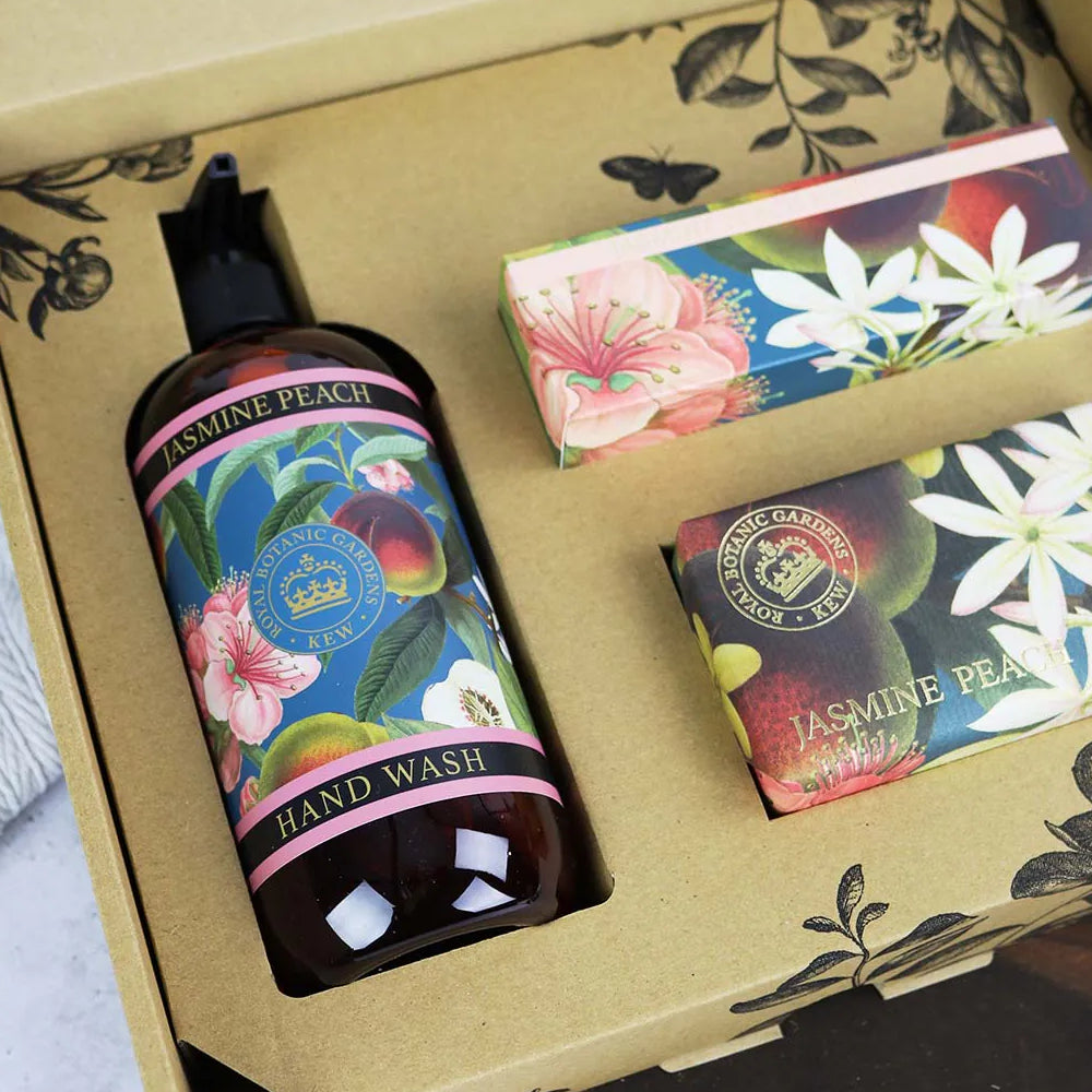 Jasmine Peach Essential Hand Care Gift Box