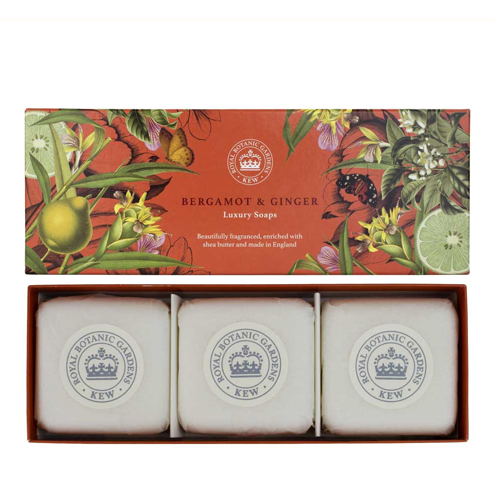 Bergamot & Ginger Triple Soap Gift Box