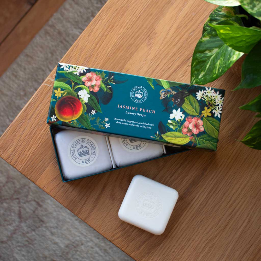 Jasmine Peach Triple Soap Gift Box