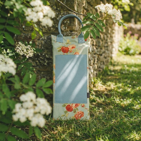 Floral Blue Padded Gardening Kneeler