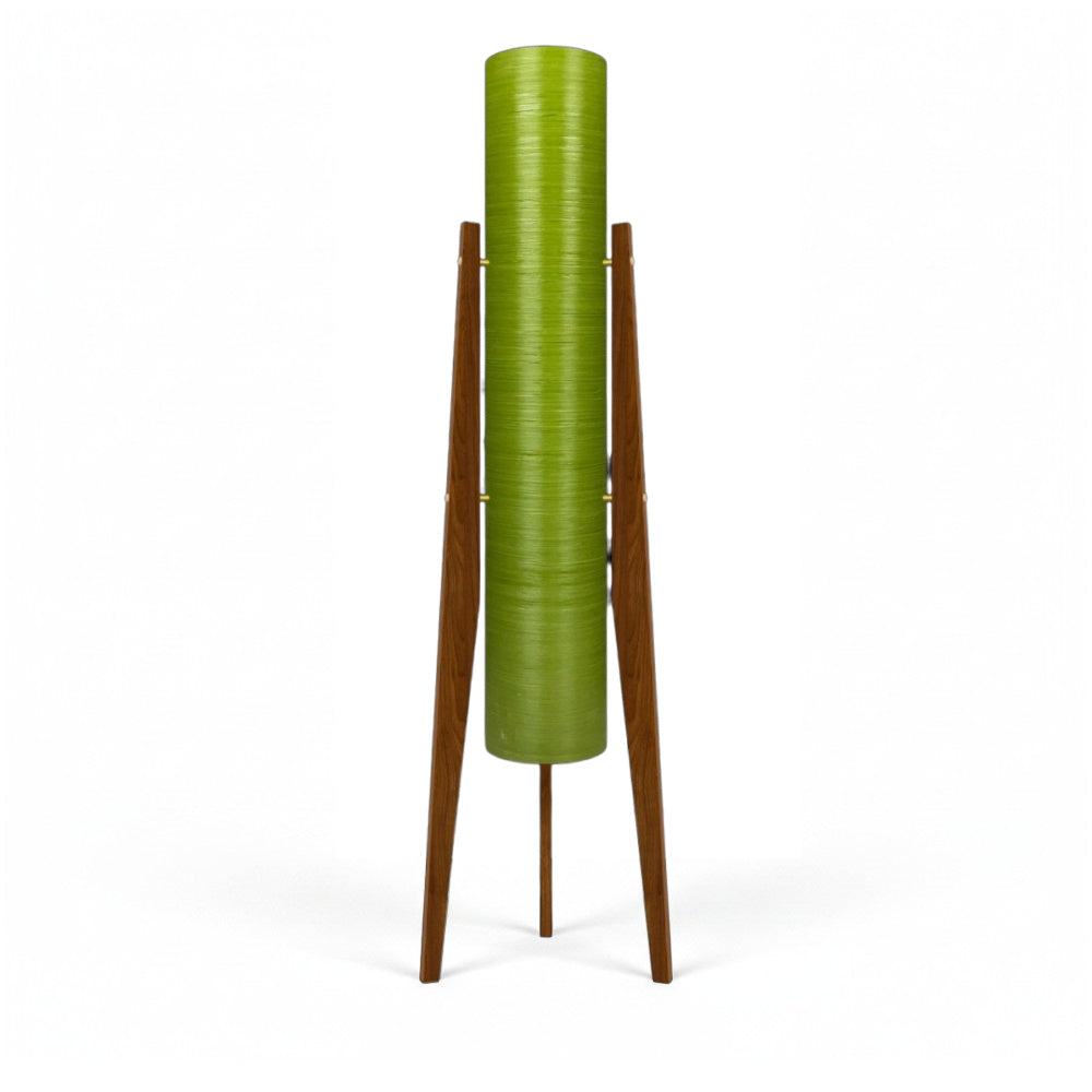 Moonbase Mid Century Modern Floor Lamp Rocket Avocado