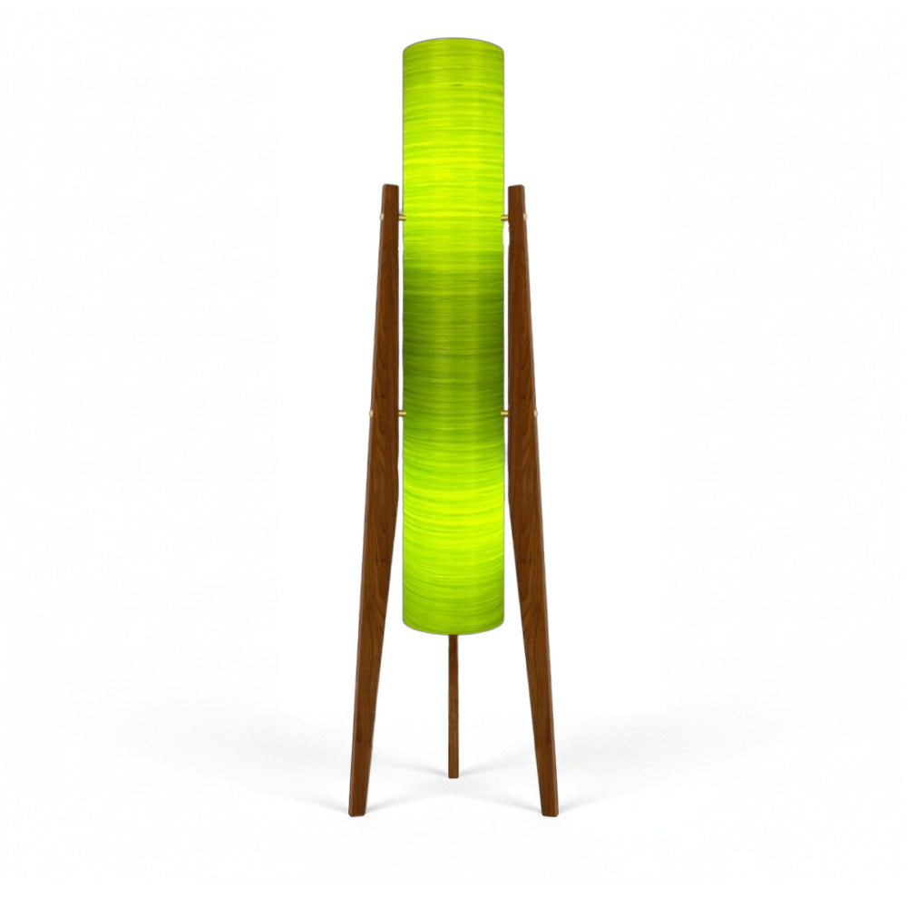 Moonbase Mid Century Modern Floor Lamp Rocket Avocado