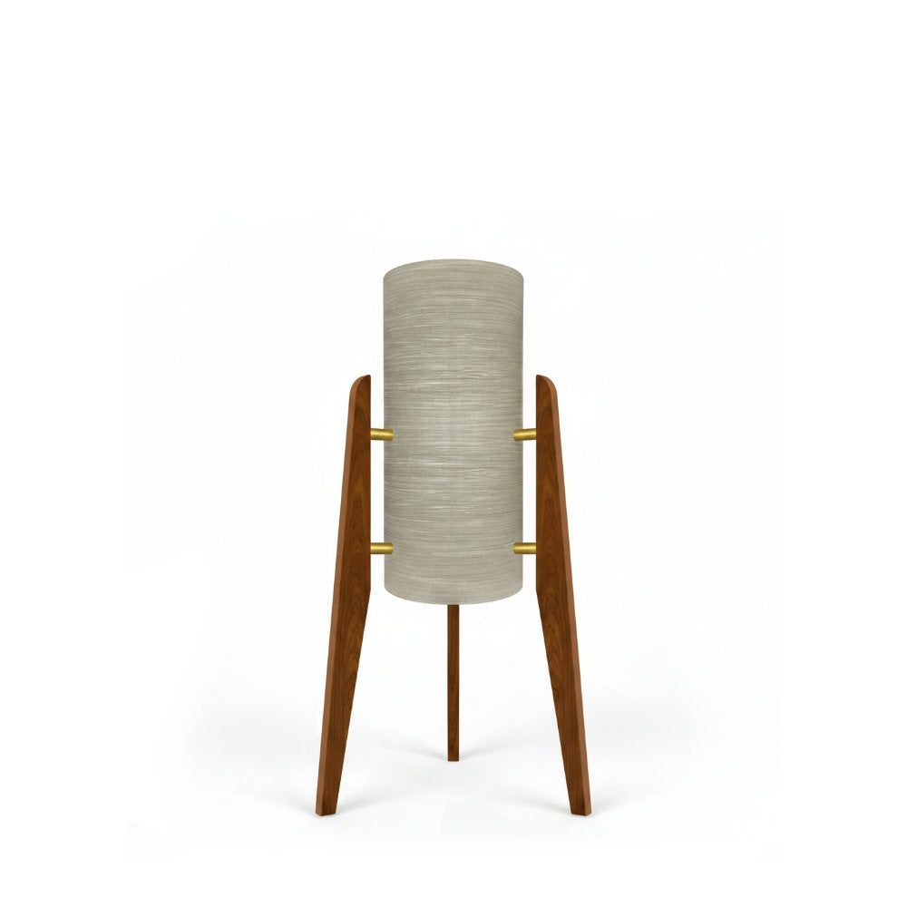 Saturn Mid Century Modern Table Lamp Rocket Beige