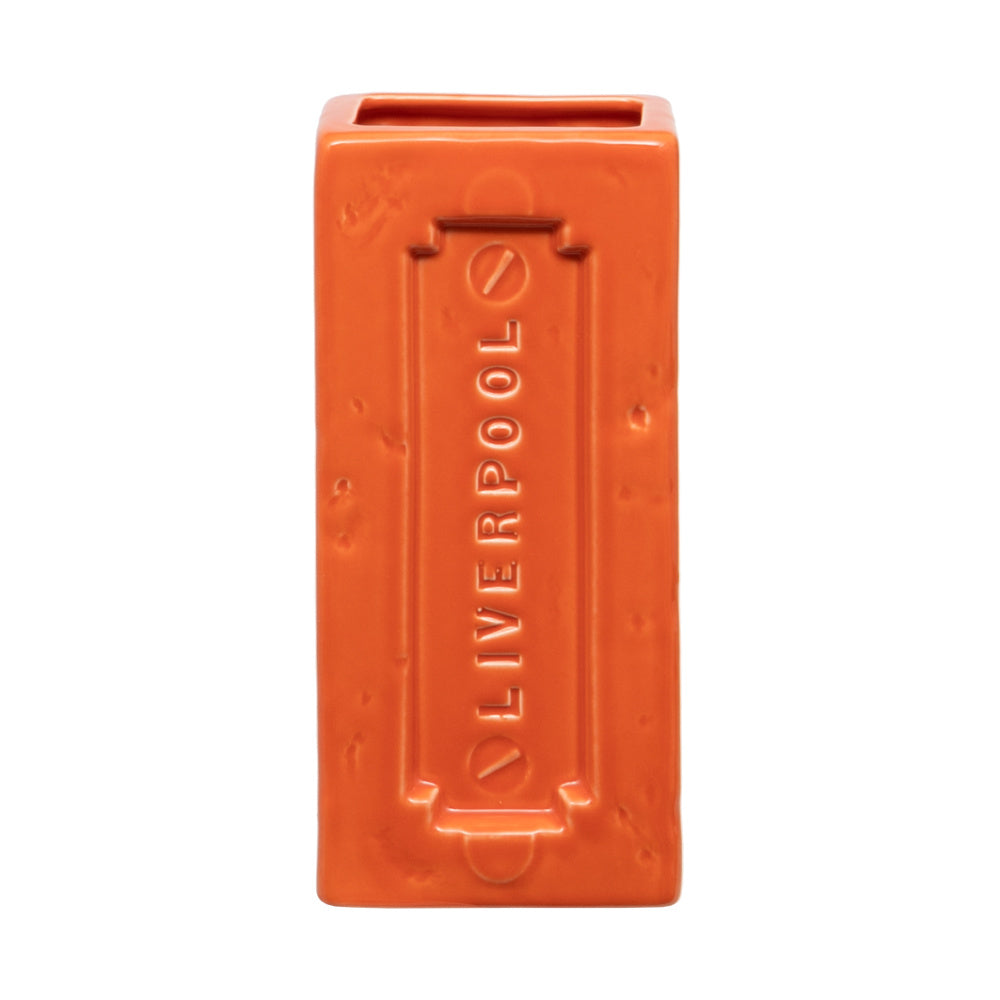 Liverpool Brick Vase Orange