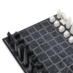 London Chess Set With London City Map Board