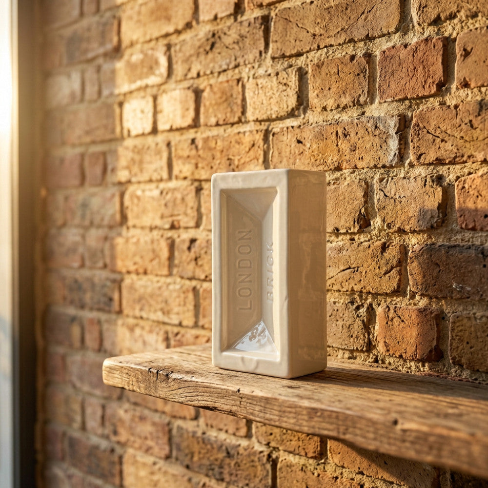 London Brick Vase White