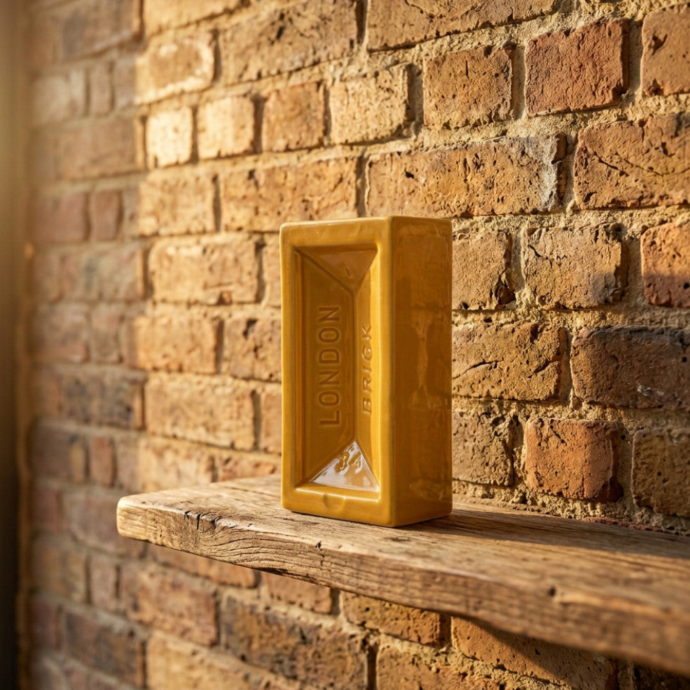 London Brick Vase Yellow