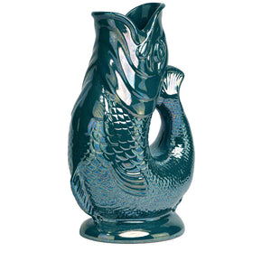 Teal Lustre Gluggle Jug Pitcher 1.2L