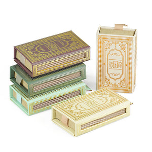 Plum Leather Refillable Matchbox