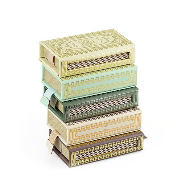 Plum Leather Refillable Matchbox