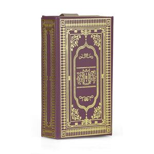 Plum Leather Refillable Matchbox