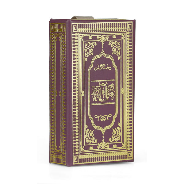 Plum Leather Refillable Matchbox