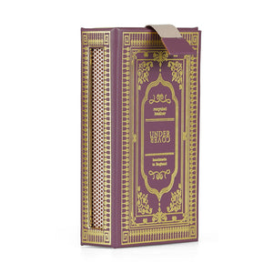 Plum Leather Refillable Matchbox