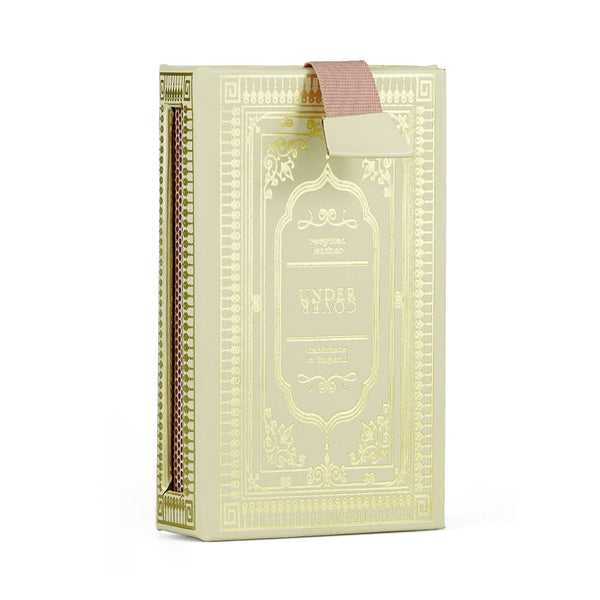 Cream Leather Refillable Matchbox