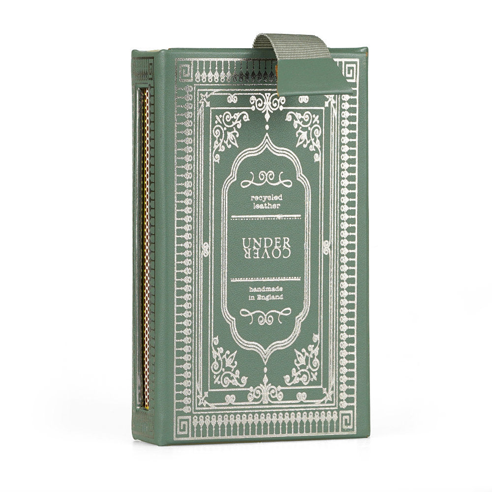 Silver Leather Refillable Matchbox