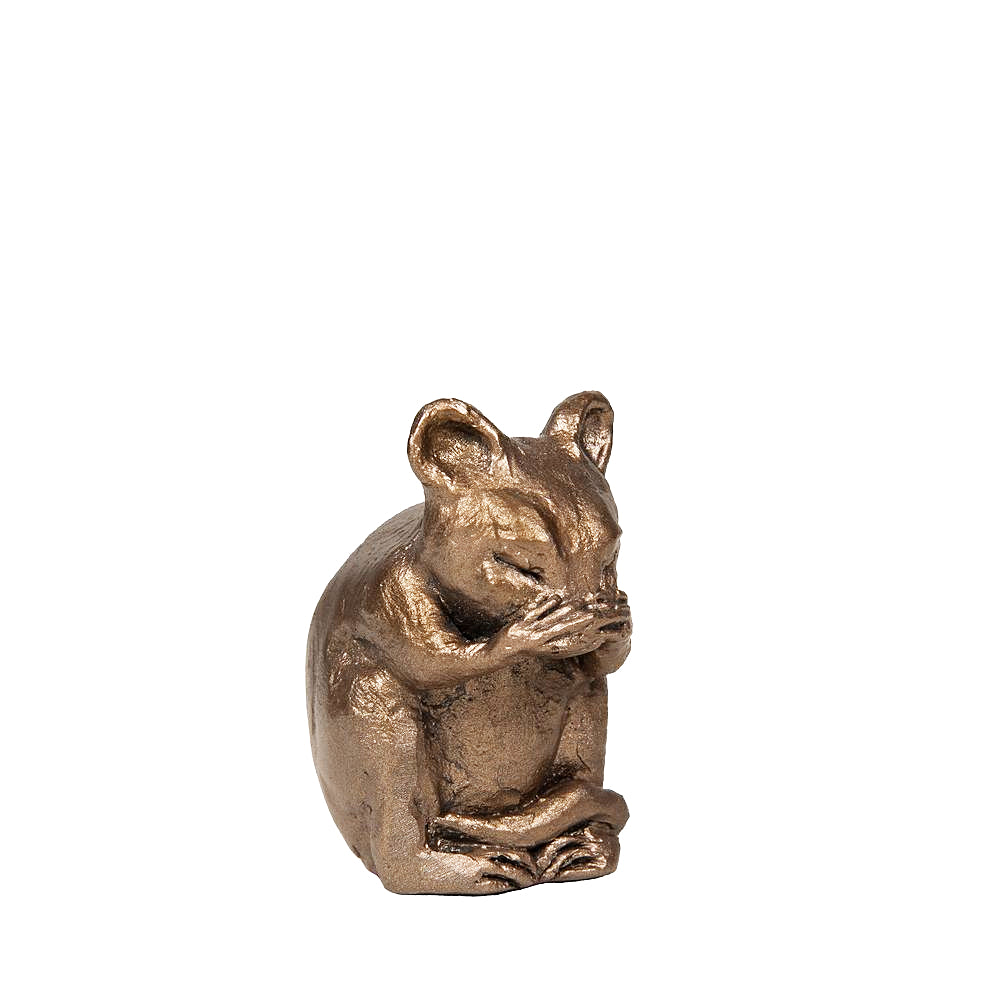Mortimer Mouse Washing Miniature Cold Cast Bronze Sculpture
