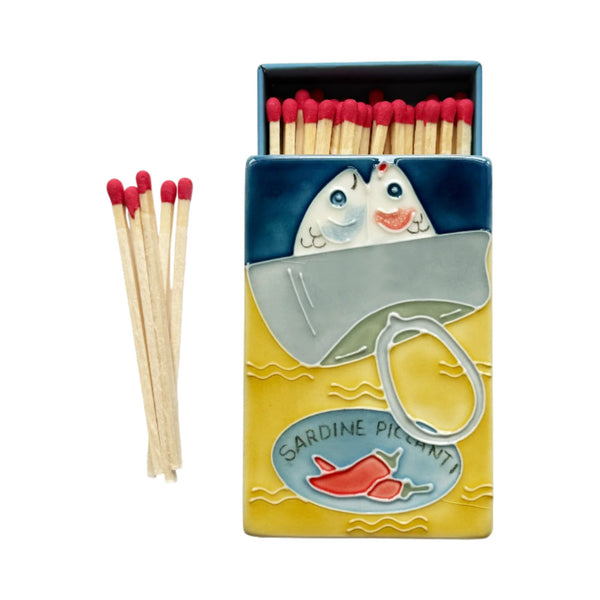 Sardine Piccanti Ceramic Matchbox Limited Edition