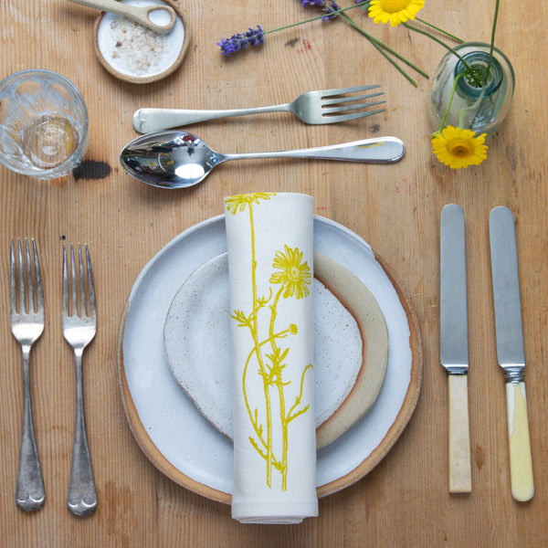 Garden Flowers Napkins Set Of 6