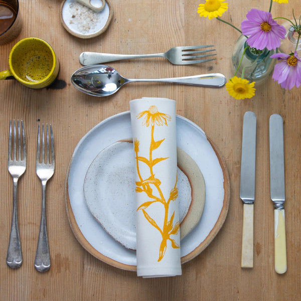 Garden Flowers Napkins Set Of 6