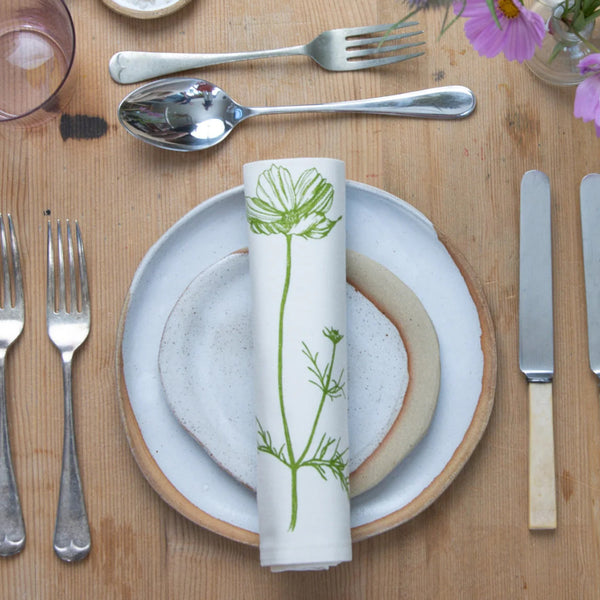 Garden Flowers Napkins Set Of 6